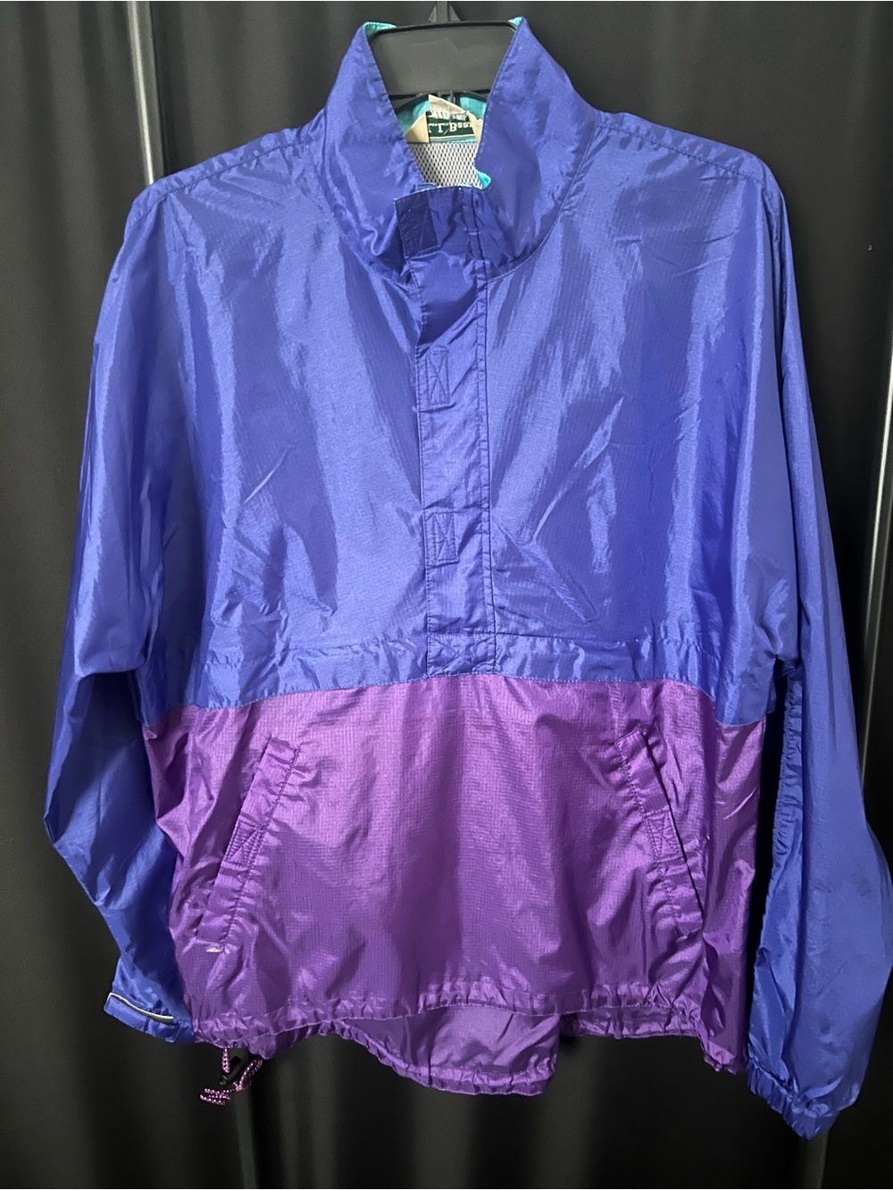 L.L. Bean Purple and Violet Windbreaker